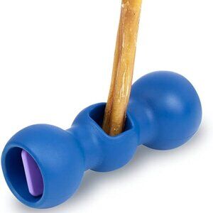 EUC Bow Wow Labs Buddy Safety Device, Bully Stick Holder for Dogs, Blue, Size M